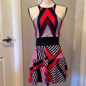 Colorful Geometric Women's Skirt